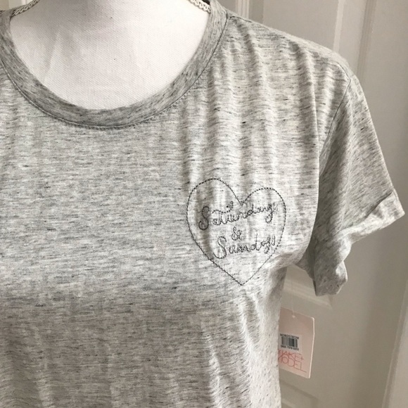 Make + Model Sat/Sun Peplum Top Pj /Loungewear Sm - Picture 2 of 4